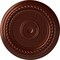 Ekena Millwork Alexandria Rope Ceiling Medallion (Fits Canopies up to 4 5/8"), 19 5/8"OD x 1 1/2"P, Antique Copper CM18ALACS - alternate 1